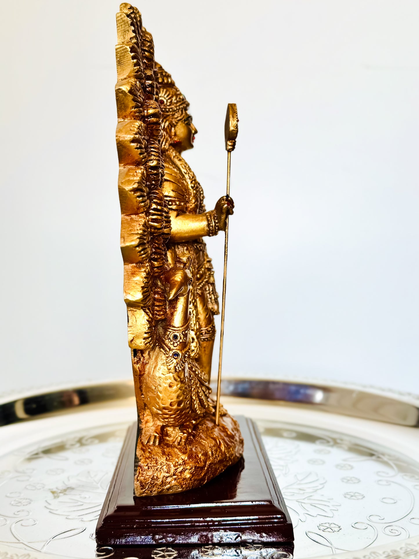 Lord Murugan with Peacock (12 Inches) - PM05
