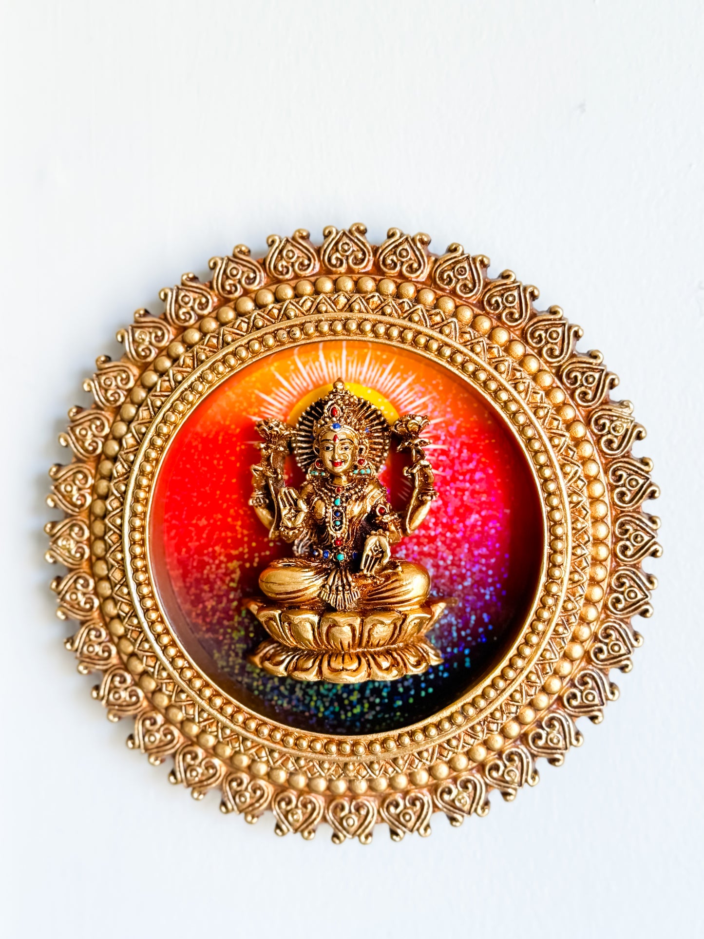 Goddess Sri Lakshmi (8 Inches) - SL10 - Wall Hanging