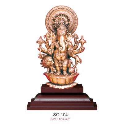 Shuba Drishti Ganapathi (5 Inches) - SG104